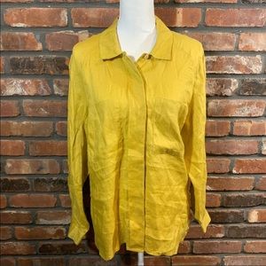 Zanella Linen Button down blouse